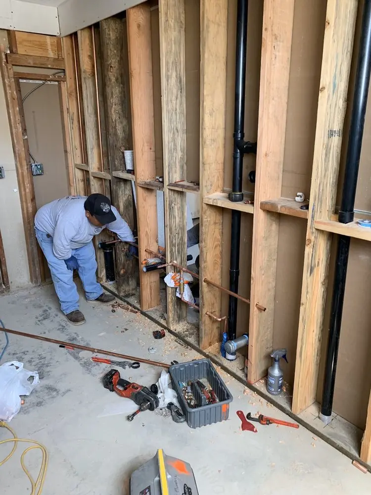 Commercial rough-in plumbing for Gas Line Repair in Leonardsville